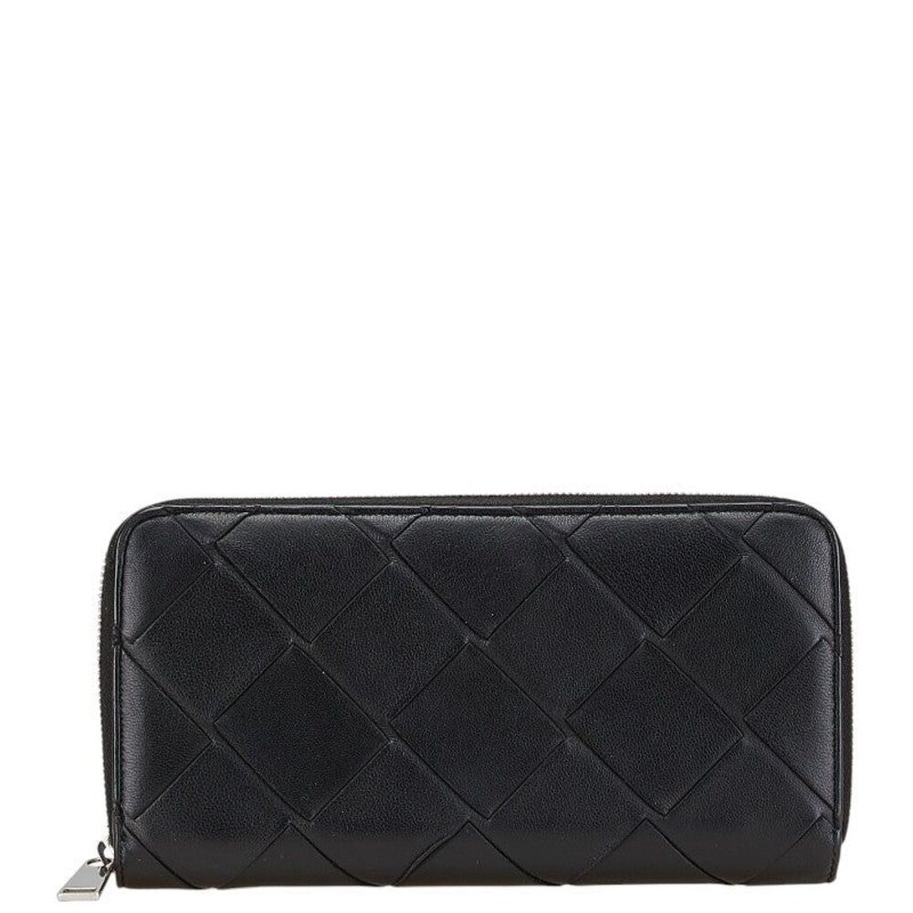 Bottega Veneta Maxi Intrecciato Long Zip Wallet